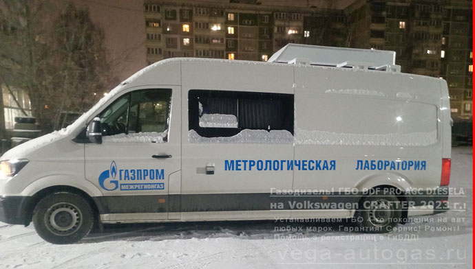 так выглядят три метановых баллона по 50 литров баллона для метана на крыше, накрытые коробои, уметановое ГБО DDF PRO AGС DIESELAN на Volkswagen CRAFTER 2010 г.в., 2.0 л., 102 л.с., Нижний Новгород, Дзержинск