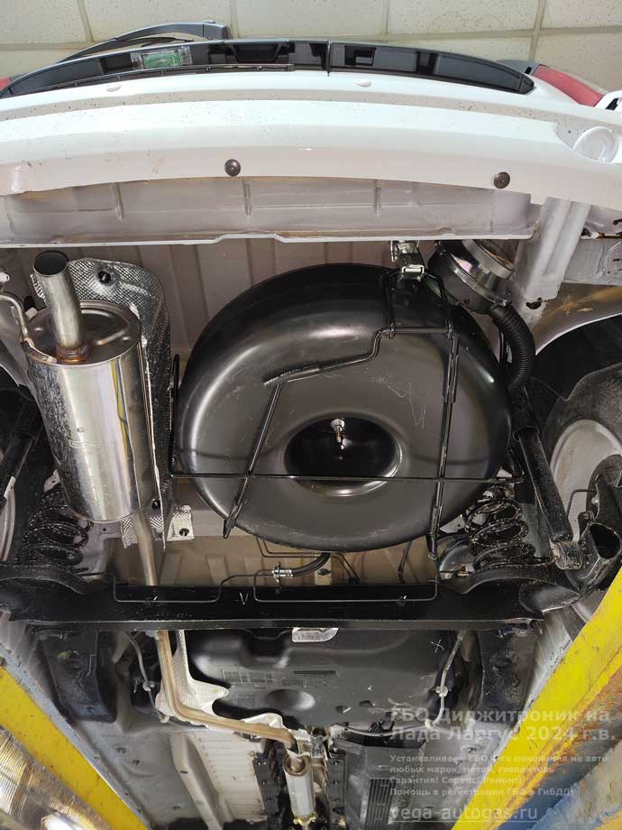 Установка ГБО Диджитроник на новую Ладу Ларгус 2024 г.в., 1.6 л., 106 л.с., с пробегом 8 км